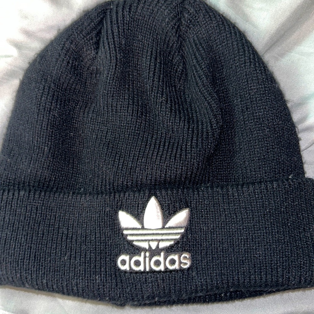 Adidas black beanie